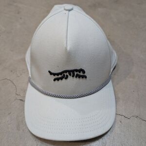 Men's Cream Embroidered Baseball Cap - Brand: